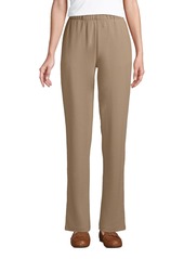 Lands' End Women's Sport Knit High Rise Pants - Rich camel