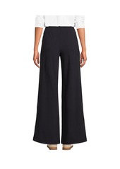 Lands' End Women's Starfish High Rise Palazzo Pants - Black