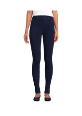 Lands' End Women's Starfish High Rise Pull On Knit Denim Skinny Jeans