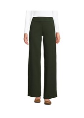 Lands' End Women's Starfish High Rise Wide Leg Pants - Spiced rhubarb