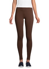 Lands' End Women's Starfish Mid Rise Knit Leggings - Forest moss