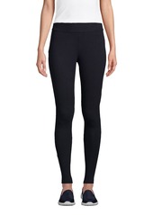 Lands' End Women's Starfish Mid Rise Knit Leggings - Wood lily