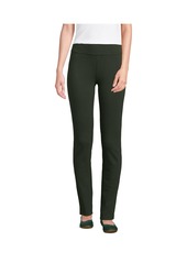 Lands' End Women's Starfish Mid Rise Slim Leg Pants - Fresh evergreen