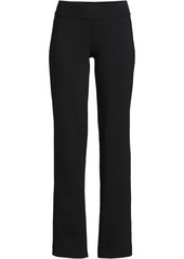 Lands' End Women's Starfish Mid Rise Straight Leg Pants - Black