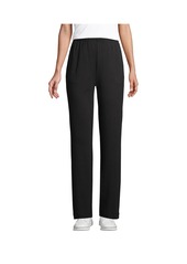 Lands' End Women's Tall Sport Knit High Rise Pants - Dark charcoal heather