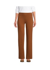 Lands' End Women's Tall Starfish Mid Rise Straight Leg Pants - Forest moss