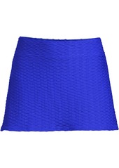 Lands' End Women's Texture Swim Skirt Swim Bottoms - Electric blue