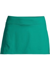 Lands' End Women's Tummy Control Swim Skirt Swim Bottoms - Island emerald