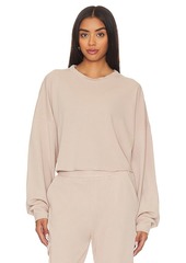 Lanston Crop Pullover Sweatshirt