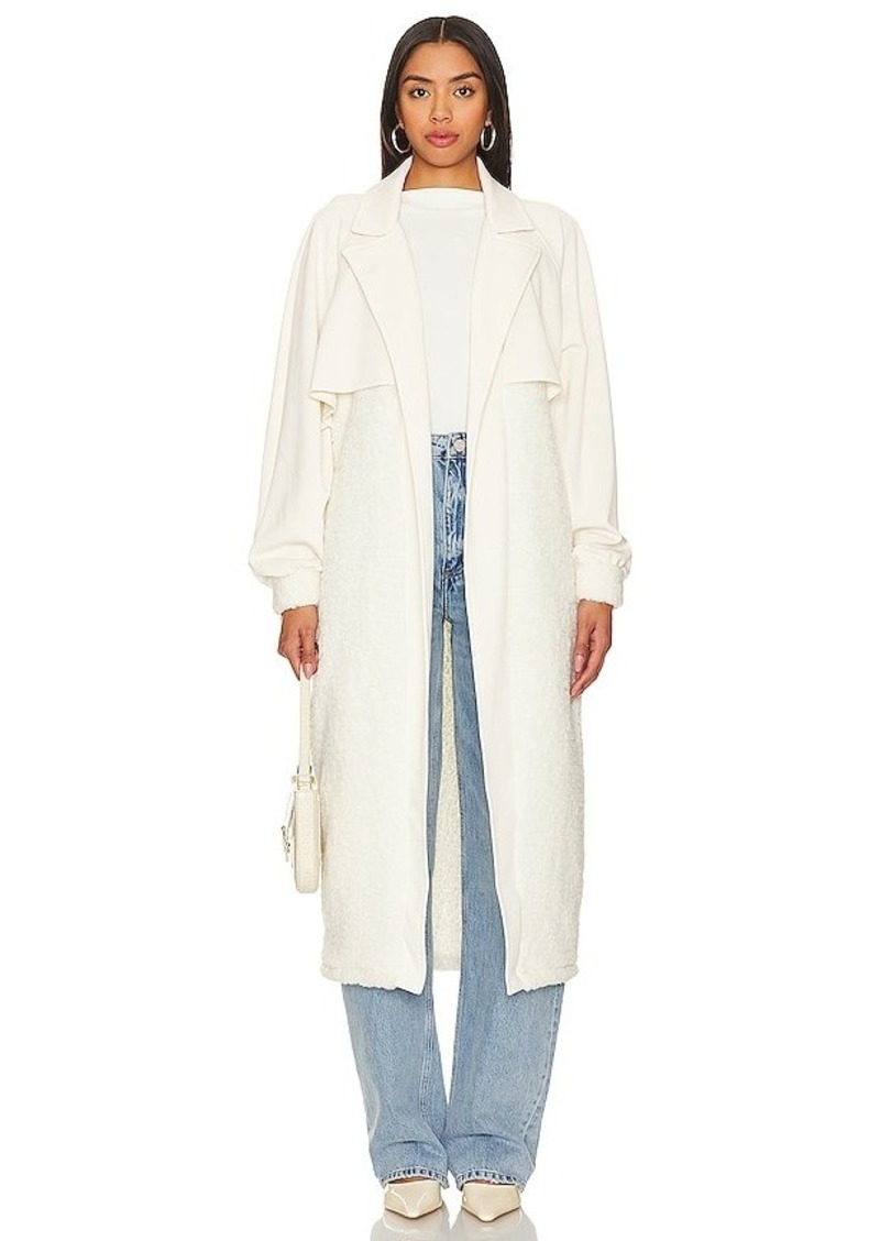 Lanston Sherpa Trench Coat