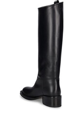 Lanvin 20mm Medley Leather Riding Boots
