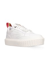 Lanvin 30mm Curbies Leather Low Top Sneakers