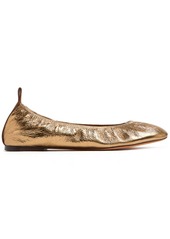 Lanvin 5mm Laminated Ballerina Flats