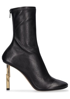 Lanvin 95mm Sequence Stretch Leather Boots