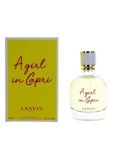 A Girl in Capri by Lanvin, 3 oz Eau de Toilette Spray for Women