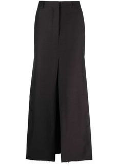 Lanvin A-line slit maxi skirt
