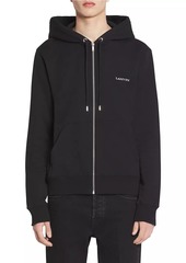 Lanvin Archives Print Zipped Hoodie