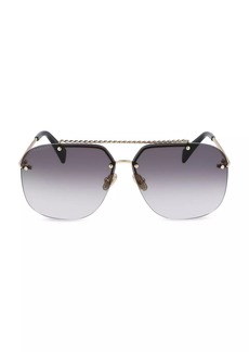 Lanvin Babe 64MM Aviator Sunglasses