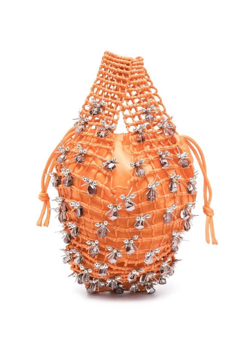 Lanvin bead-embellished tote bag