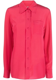 Lanvin button-down silk shirt