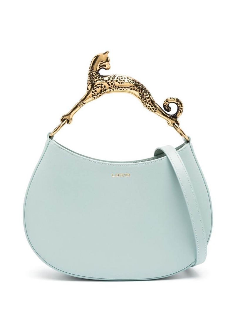 Lanvin cat-handle leather shoulder bag