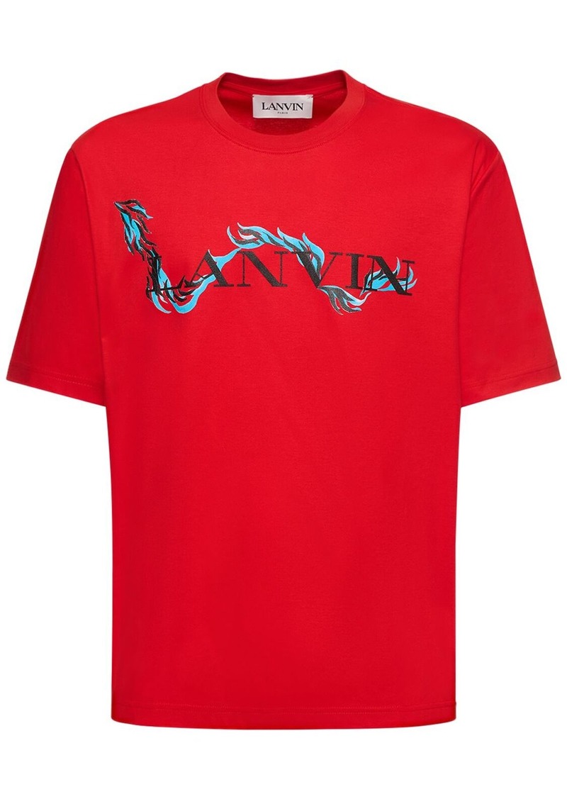 Lanvin Chinese New Year Oversize Cotton T-shirt