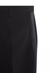 Lanvin Cigarette Trousers with Satin Side Bands