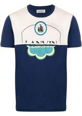 Lanvin contrast print logo T-shirt