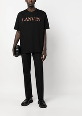 Lanvin Curb logo-embroidered cotton T-shirt