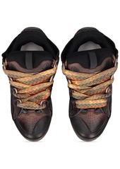 Lanvin Curb Vintage Leather Sneakers