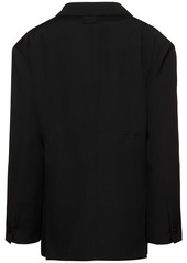 Lanvin Deconstructed Wool Jacket