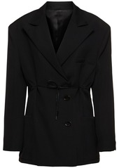 Lanvin Deconstructed Wool Jacket