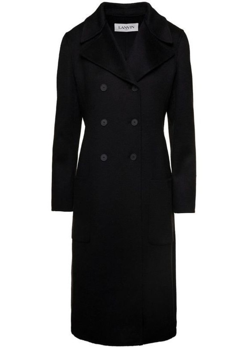 Lanvin DOUBLE BREASTED MID LENGTH COAT