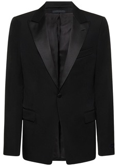 Lanvin Double Breasted Wool Tuxedo Jacket