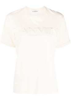 Lanvin embroidered-logo cotton T-Shirt