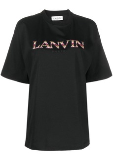 Lanvin embroidered-logo T-shirt