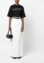 Lanvin embroidered-logo T-shirt