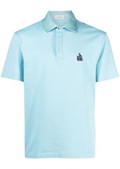 Lanvin embroidered-motif polo shirt
