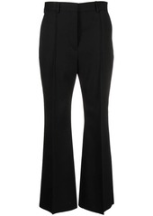 Lanvin flared cropped wool trousers