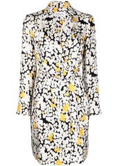 Lanvin floral-print belted wrap dress