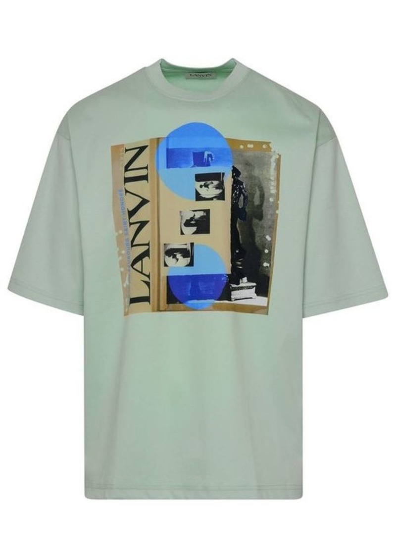Lanvin GREEN WILLY COTTON T-SHIRT