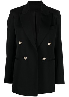 Lanvin jewel-buttons open-front blazer
