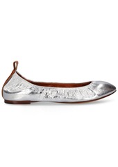 Lanvin Laminated Leather Ballerina Flats