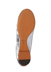 Lanvin Laminated Leather Ballerina Flats