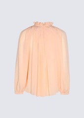 LANVIN APRICOT SILK BLOUSE