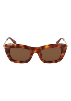 Lanvin Babe 51mm Rectangle Sunglasses