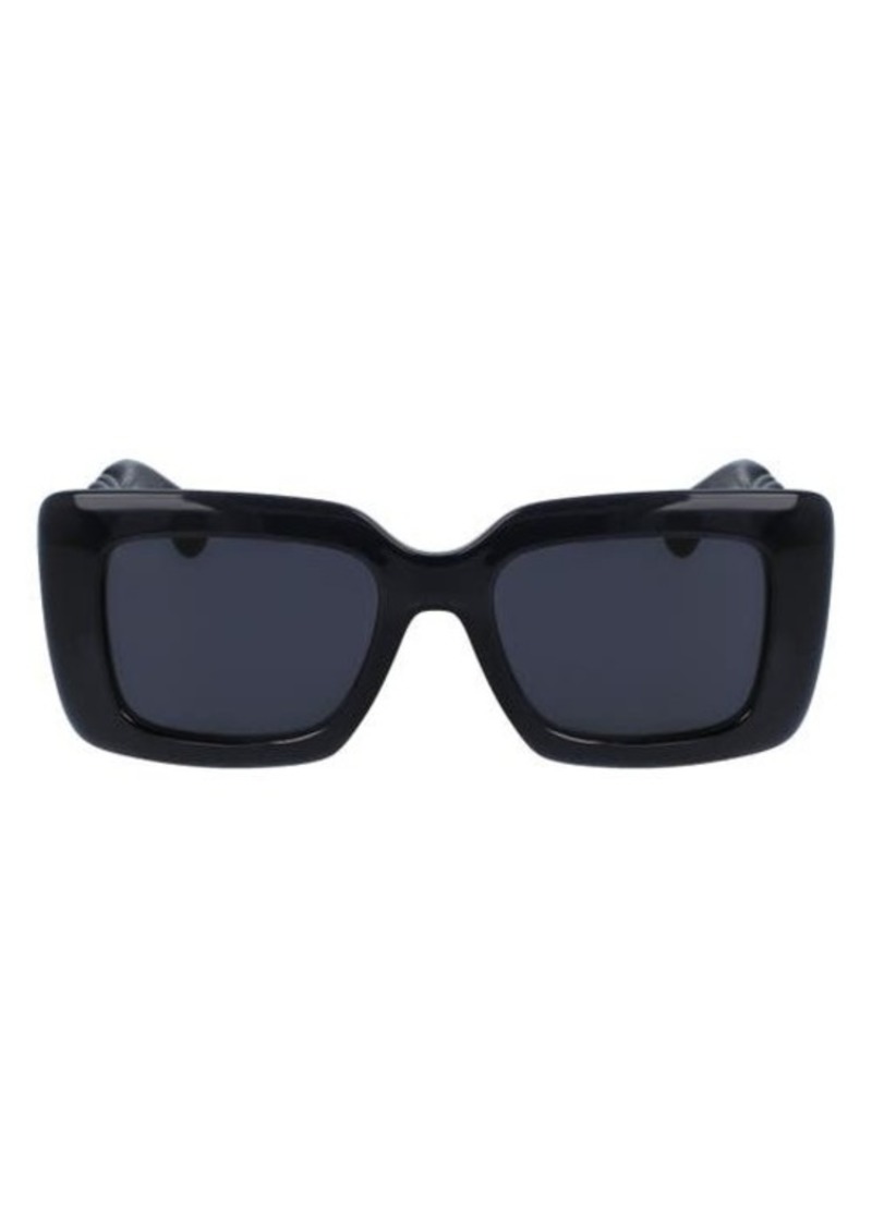 Lanvin Babe 52mm Square Sunglasses