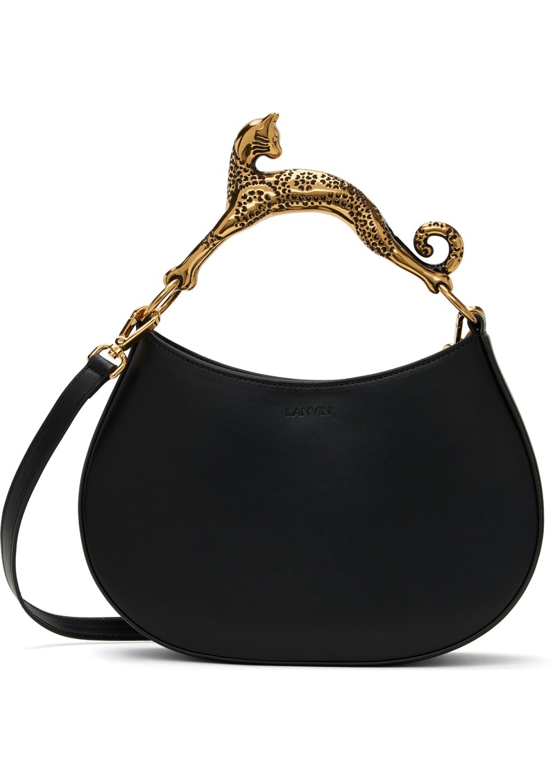 Lanvin Black Cat Leather Bag