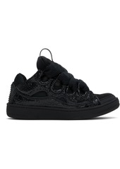 Lanvin Black Curb Sneakers