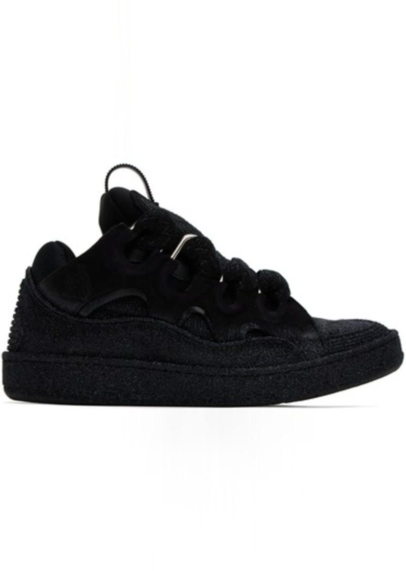 Lanvin Black Curb Sneakers